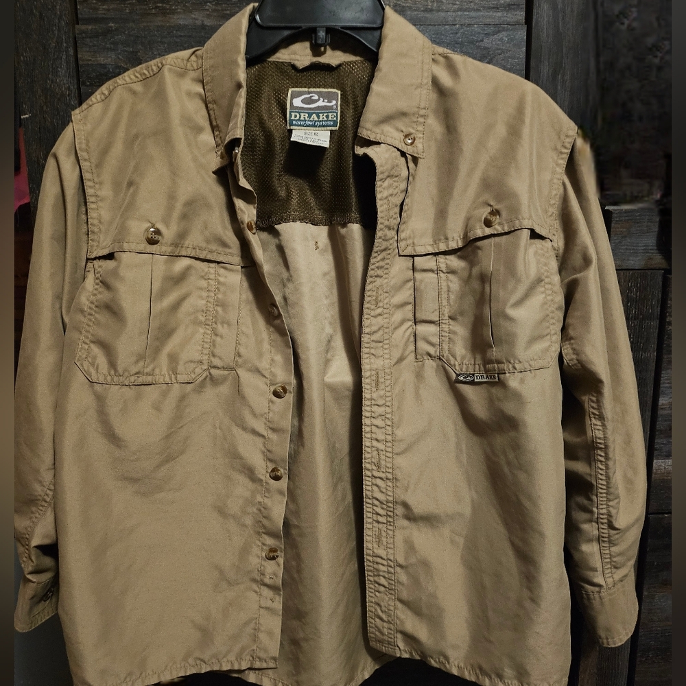 Drake Boy's Khaki Shirt Jacket